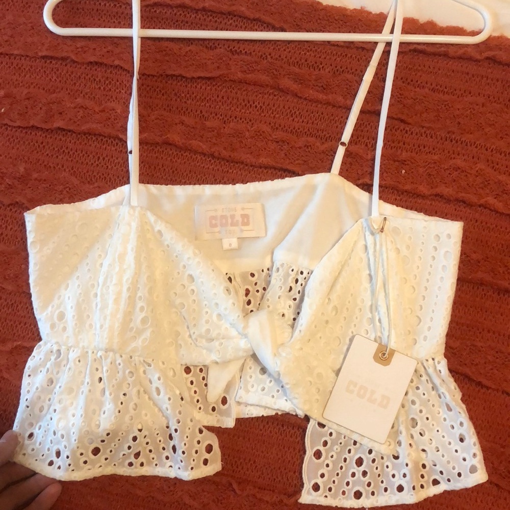 Stone Fox Lace Crop